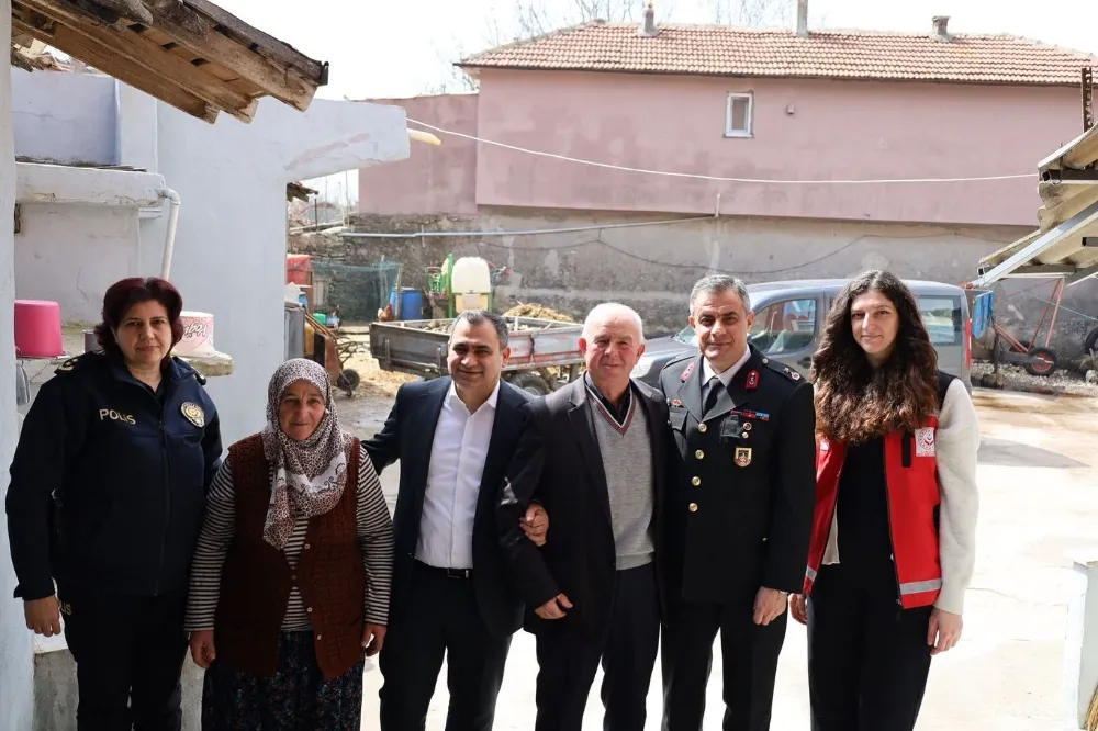Kaymakam Balaban, Arife günü Şehit Ailelerini ziyaret etti